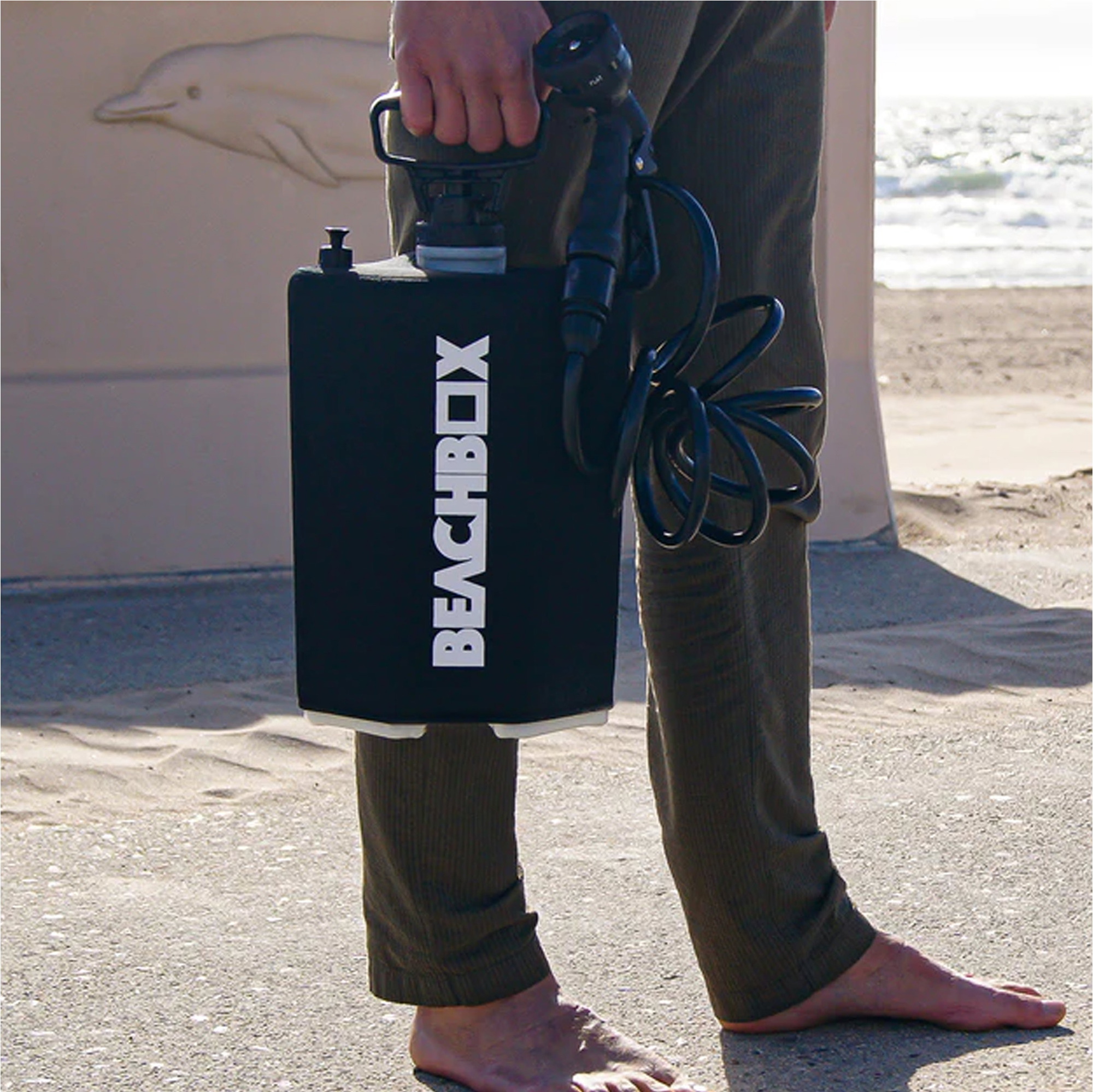 2026 BeachBox Shower Tank BBST21 - Black